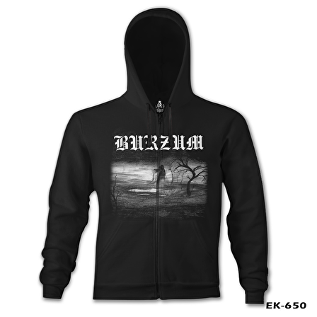Burzum - 1992 Siyah Erkek Kapşonlu