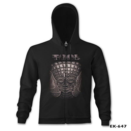 Tool 2 Siyah Erkek Kapşonlu
