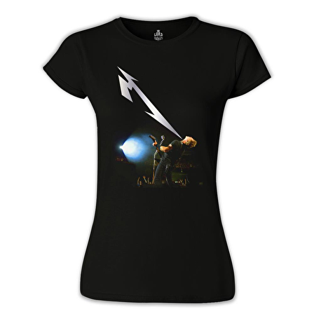 Metallica - James Light Siyah Bayan Tshirt