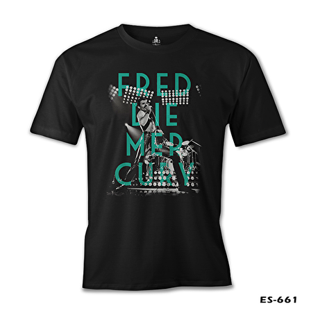 Freddie Mercury Siyah Erkek Tshirt