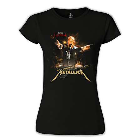 Metallica - James Concert Siyah Bayan Tshirt