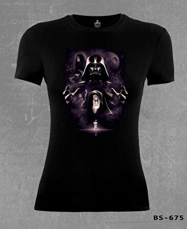 Star Wars - Darth Vader 2 Siyah Bayan Tshirt