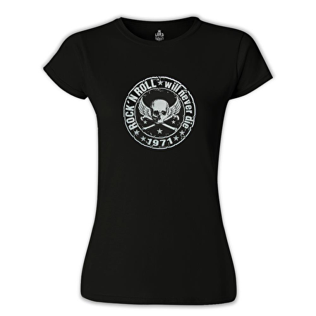 Rock 'N Roll Siyah Bayan Tshirt