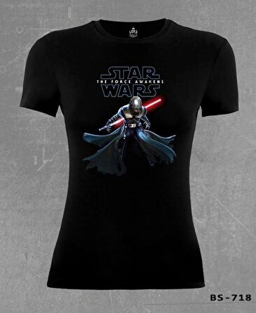 Star Wars - The Force Awakens 5 Siyah Bayan Tshirt