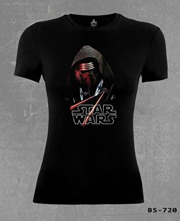 Star Wars - The Force Awakens 7 Siyah Bayan Tshirt