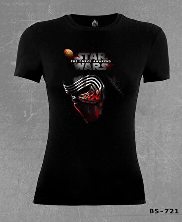 Star Wars - The Force Awakens 8 Siyah Bayan Tshirt
