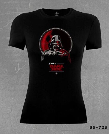 Star Wars - Join the Dark Side Siyah Bayan Tshirt