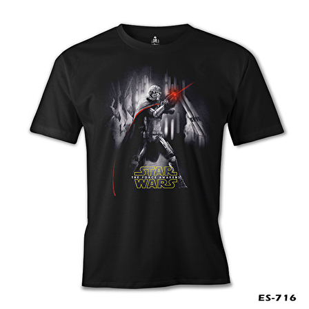 Star Wars - The Force Awakens 3 Siyah Erkek Tshirt