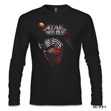 Star Wars - The Force Awakens 8 Siyah Erkek Sweatshirt