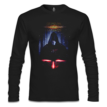 Star Wars - The Force Awakens 9 Siyah Erkek Sweatshirt