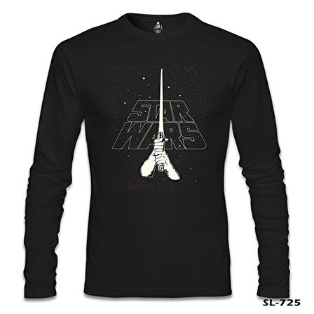 Star Wars - Blade Siyah Erkek Sweatshirt