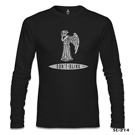 Doctor Who - Weeping Angels Siyah Erkek Sweatshirt