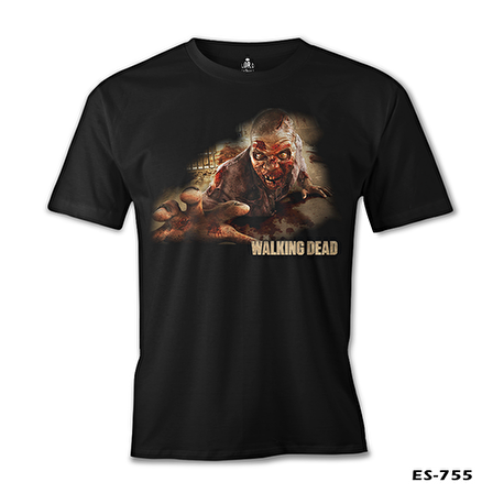 The Walking Dead Siyah Erkek Tshirt