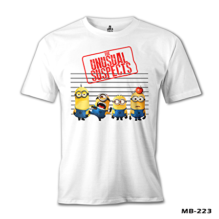 Minions - The Unusual Suspects Beyaz Erkek Tshirt