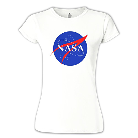 Nasa - Beyaz Bayan Tshirt