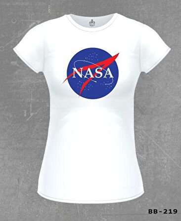Nasa - Beyaz Bayan Tshirt