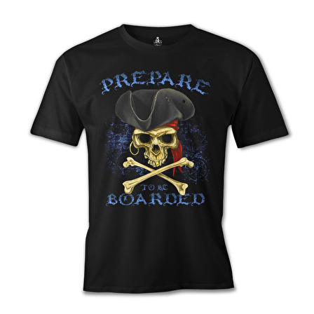 All Seas Pirate Kurukafa Siyah Erkek Tshirt
