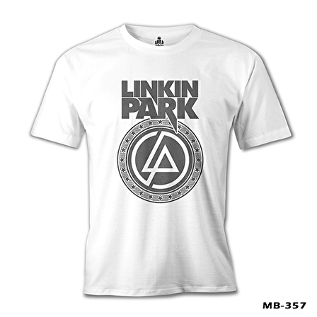 Linkin Park - Logo 2 Beyaz Erkek Tshirt