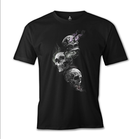 Smoky Heads Siyah Erkek Tshirt