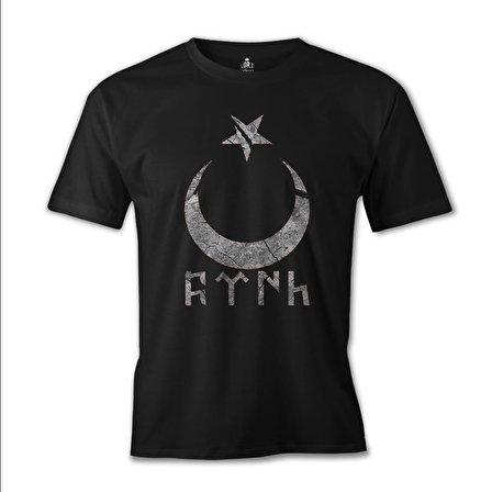 Türk Ay Yıldız Siyah Erkek Tshirt