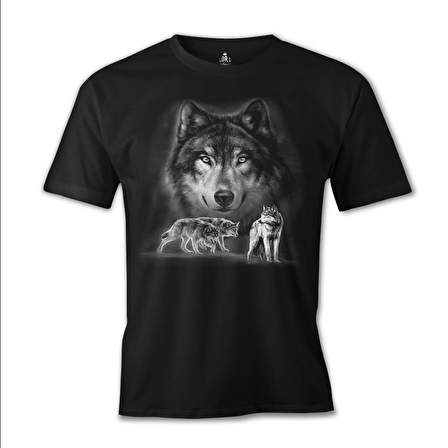 Kurt Siyah Erkek Tshirt