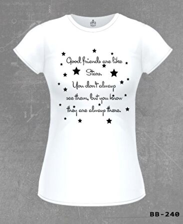 Good Friends Beyaz Bayan Tshirt