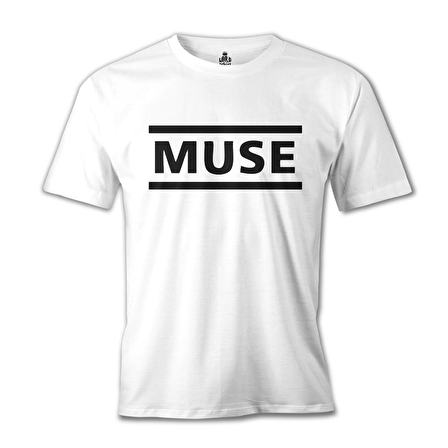 Muse - Logo Beyaz Erkek Tshirt