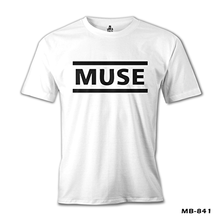 Muse - Logo Beyaz Erkek Tshirt