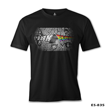 Pink Floyd - The Pink Side Siyah Erkek Tshirt