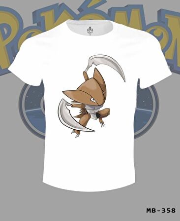 Pokemon - Kabutops Beyaz Erkek Tshirt