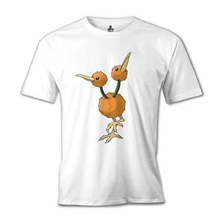 Pokemon - Doduo Beyaz Erkek Tshirt