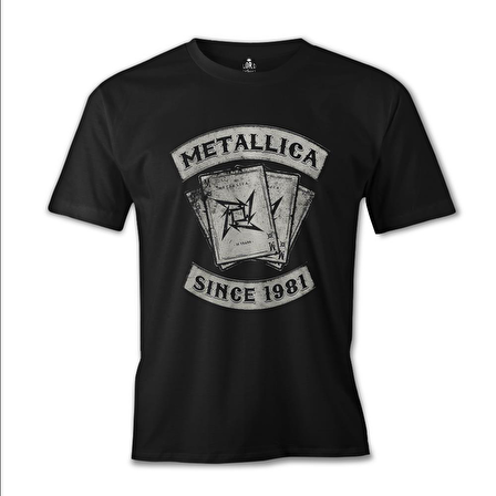 Metallica - Since 1981 Siyah Erkek Tshirt