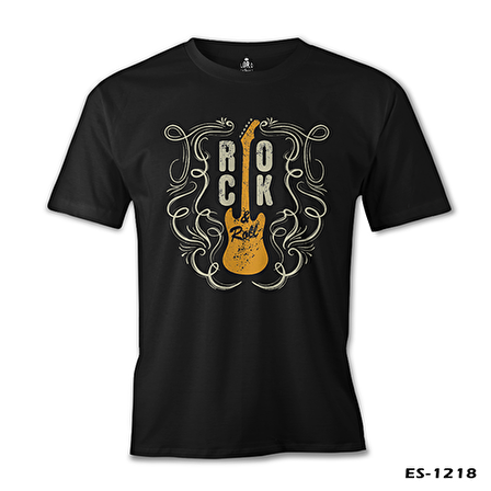 Rock 'n Roll Guitar Siyah Erkek Tshirt