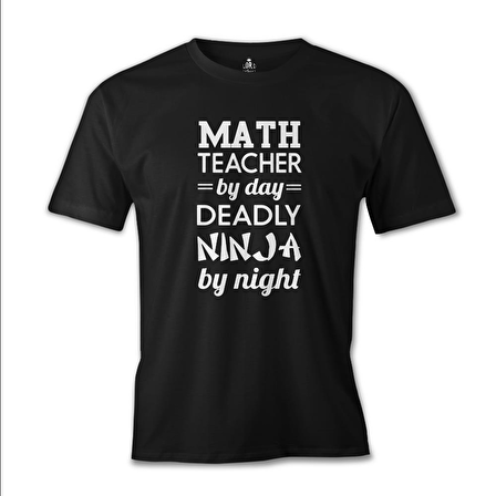 Math Teacher by Day Öğretmenler Günü Siyah Erkek Tshirt