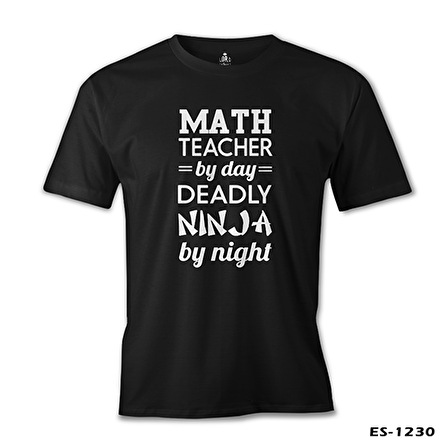 Math Teacher by Day Öğretmenler Günü Siyah Erkek Tshirt
