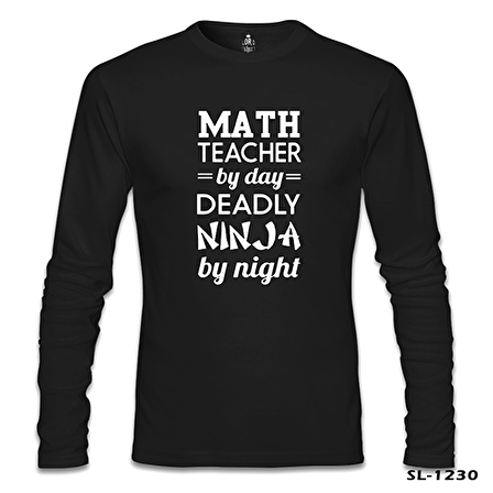 Math Teacher by Day  Öğretmenler Günü Siyah Erkek Sweatshirt
