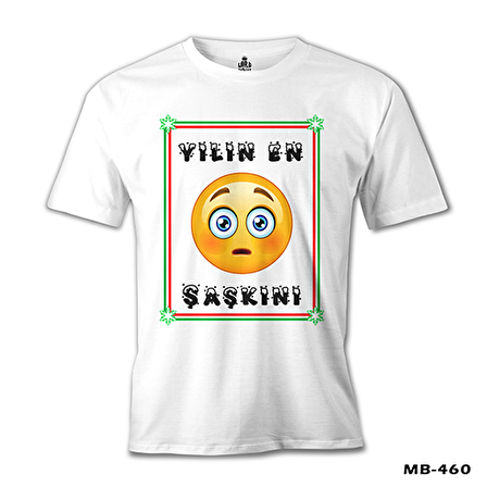 Yılın En Şaşkını Beyaz Erkek Tshirt