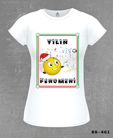 Yılın En Fenomeni Beyaz Kadın Tshirt