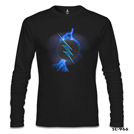 Flash vs Zoom Siyah Erkek Sweatshirt