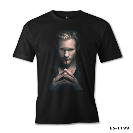 True Blood - Eric Northman Siyah Erkek Tshirt