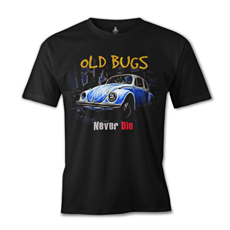 Old Bugs Siyah Erkek Tshirt