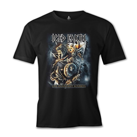 Iced Earth - Live in Ancient Kourion Siyah Erkek Tshirt