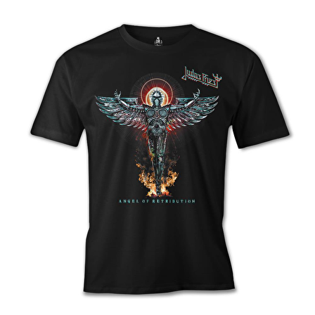 Judas Priest  - Angel Siyah Erkek Tshirt