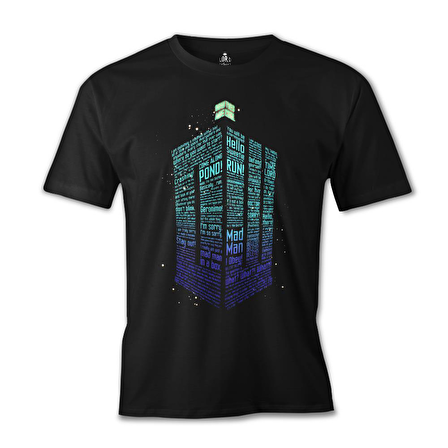 Doctor Who - Bow Ties Siyah Erkek Tshirt
