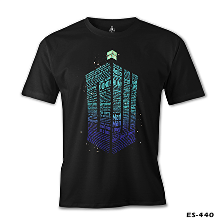 Doctor Who - Bow Ties Siyah Erkek Tshirt