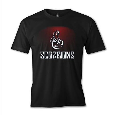 Scorpions - Red Poison Siyah Erkek Tshirt