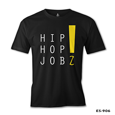Hip Hop Jobz Siyah Erkek Tshirt
