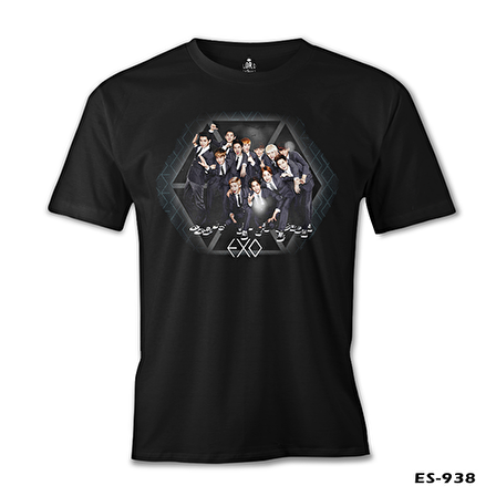 EXO - Group Siyah Erkek Tshirt