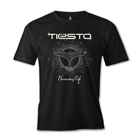 Dj Tiesto - Elements of Life Siyah Erkek Tshirt