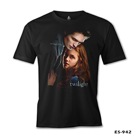 Twilight Siyah Erkek Tshirt